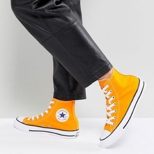 orange ray converse high tops